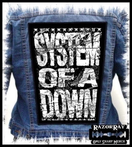 SYSTEM OF A DOWN - Logo -- Backpatch 