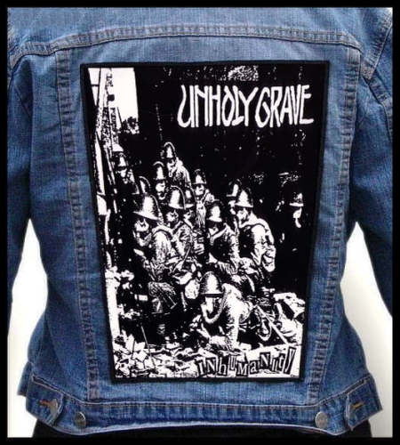UNHOLY GRAVE - Inhumanity -- Backpatch.jpg