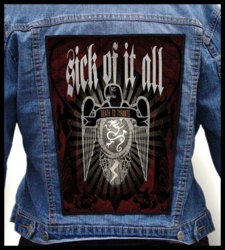 SICK OF IT ALL - Death to Tyrants -- Backpatch.jpg