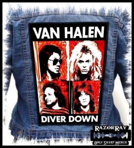 VAN HALEN - Diver Down -- Backpatch
