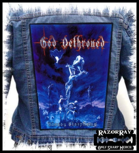 GOD DETHRONED - Bloody Blasphemy -- backpatch back patch.jpg