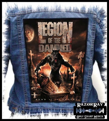 LEGION OF THE DAMNED - Sons of the Jackal -- backpatch back patch.jpg