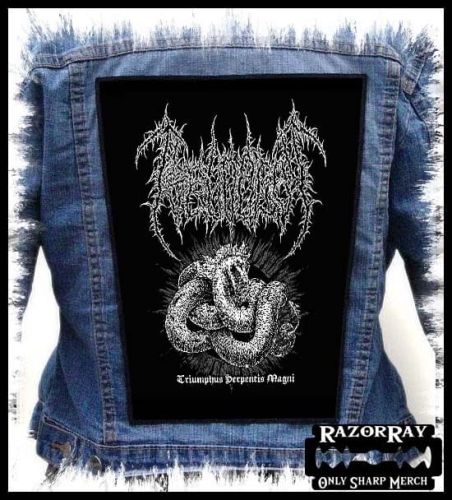 PSEUDOGOD - Triumphus Serpentis Magni -- backpatch back patch.jpg