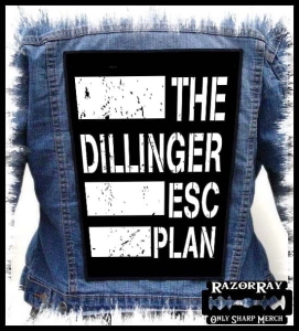 THE DILLINGER ESCAPE PLAN - Logo -- Backpatch