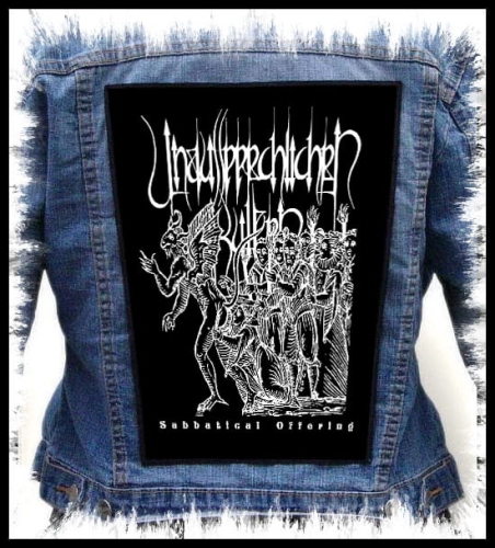 UNAUSSPRECHLICHEN KULTEN - Sabbatical Offering -- backpatch back patch.jpg