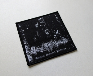 Naszywka SATANIC WARMASTER - Carelian Satanist Madness [black outline]