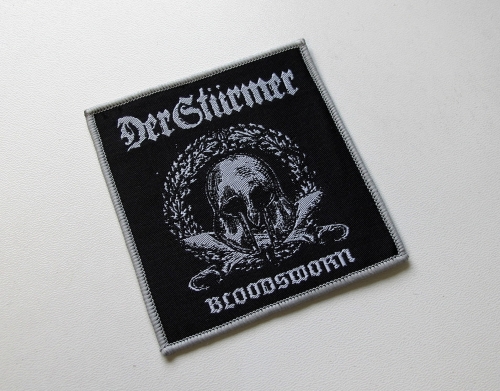DER STURMER - Bloodsworn [grey outline] -- Woven Patch.JPG
