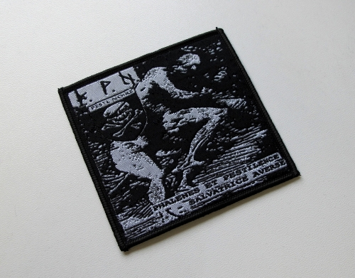 PESTE NOIRE - Phalènes et pestilence - Salvatrice averse [black outline] -- Woven Patch.JPG