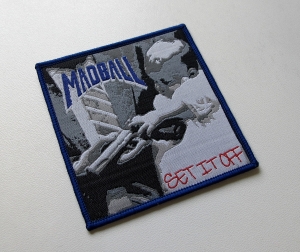 MADBALL - Set It Off [blue outline] -- Woven Patch