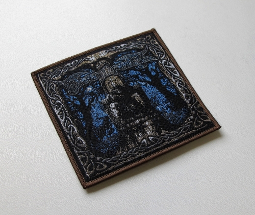 FINNTROLL - Nattfödd [brown outline] -- Woven Patch.JPG