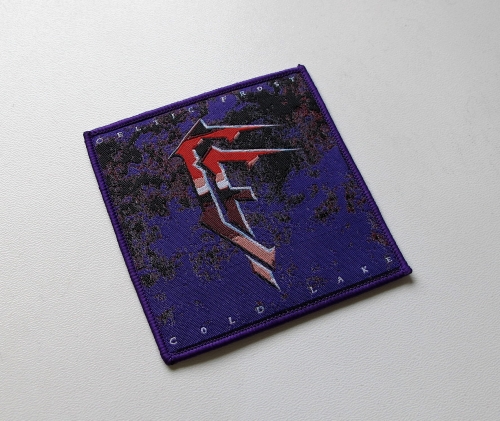 CELTIC FROST - Cold Lake [purple outline] -- Woven Patch.JPG