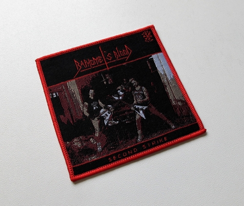 BAPHOMET'S BLOOD - Second Strike -- Woven Patch.JPG