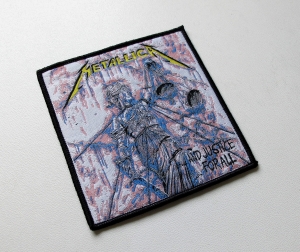METALLICA - ...And Justice for All [black outline] -- Woven Patch