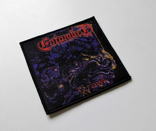 ENTOMBED - Crawl [black outline] -- Woven Patch.JPG