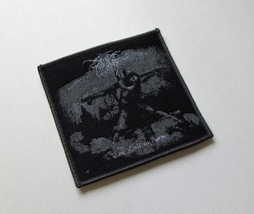 DARKTHRONE - The Cult Is Alive [grey outline] -- Woven Patch.JPG
