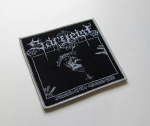 SARGEIST - Disciple of the Heinous Path [white outline] -- Woven Patch