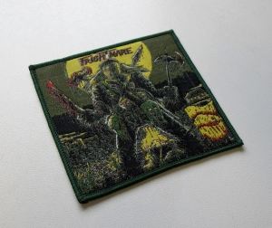 FRIGHTMARE - Bringing Back the Bloodshed [green outline] -- Woven Patch