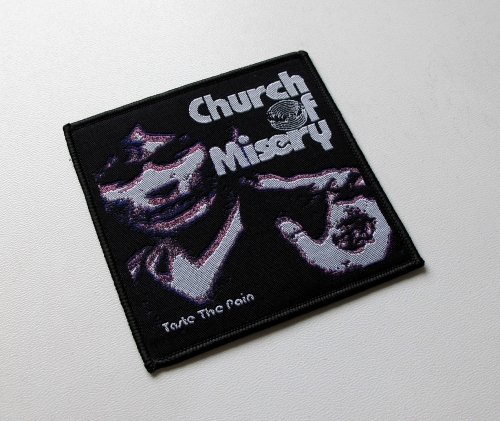 CHURCH OF MISERY - Taste the Pain -- Woven Patch.JPG