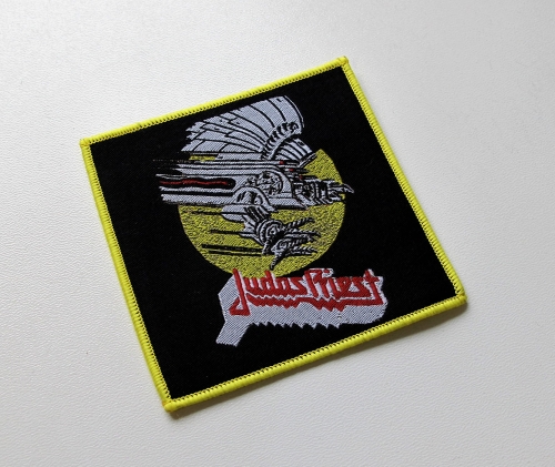 JUDAS PRIEST - Screaming for Vengeance [yellow outline] -- Woven Patch.JPG