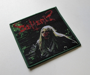 BEHERIT [green outline] -- Woven Patch