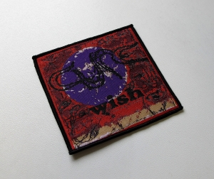 THE CURE - Wish [black outline] -- Woven Patch