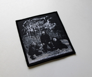 PROFANATICA - The Master Of Unholy Black Death [black outline] -- Woven Patch