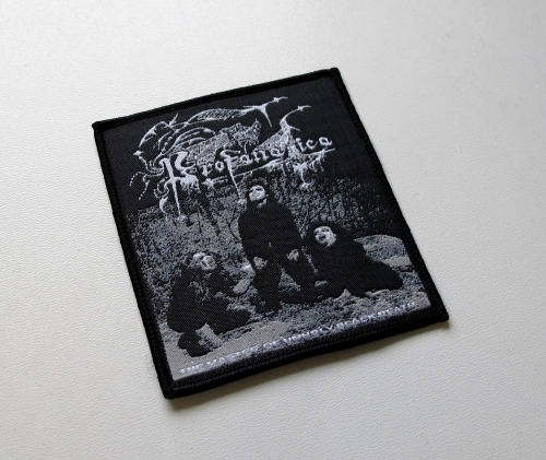 PROFANATICA - The Master Of Unholy Black Death [black outline] -- Woven Patch.JPG