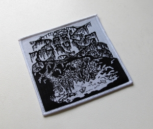 DARKTHRONE - Preparing For War [white outline] -- Woven Patch