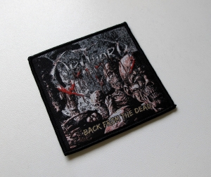OBITUARY - Back From The Dead -- Woven Patch