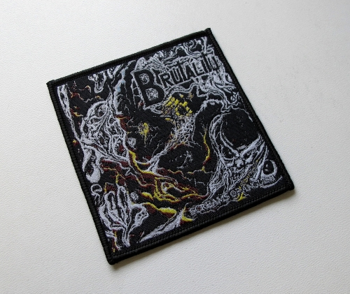 BRUTALITY - Screams Of Anguish [black outline] -- Woven Patch.JPG