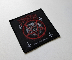 KRISIUN - Black Force Domain [black outline] -- Woven Patch