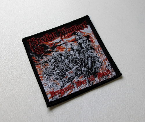 BESTIAL WARLUST - Vengeance War 'Til Death [black outline] -- Woven Patch.JPG