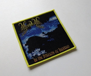 MYSTICUM - In The Streams Of Inferno [yellow outline] -- Woven Patch