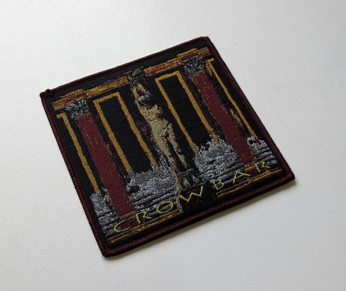 CROWBAR - Crowbar [red outline] -- Woven Patch.JPG
