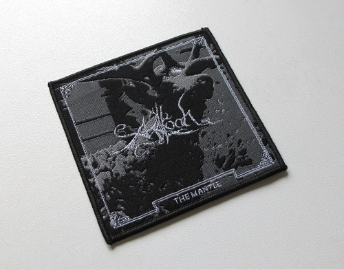 AGALLOCH - The Mantle [black outline] -- Woven Patch.JPG