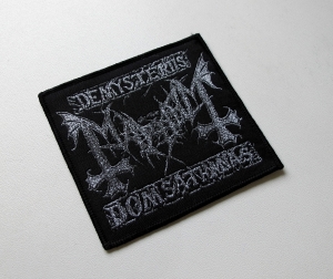 Naszywka MAYHEM - De Mysteriis Dom Sathanas [black outline]