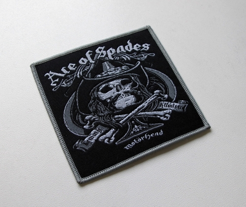 MOTORHEAD - Ace Of Spades [grey outline] -- Woven Patch.JPG