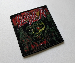 SLAYER - Seasons In The Abyss [black outline] -- Woven Patch
