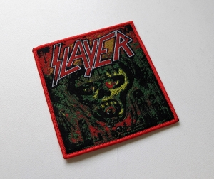 SLAYER - Seasons In The Abyss [red outline] -- Woven Patch