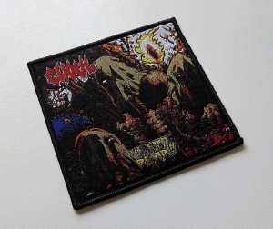 GHOUL - We Came For The Dead [black outline] -- Woven Patch