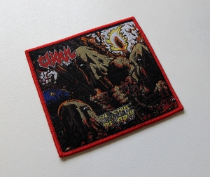 GHOUL - We Came For The Dead [red outline] -- Woven Patch