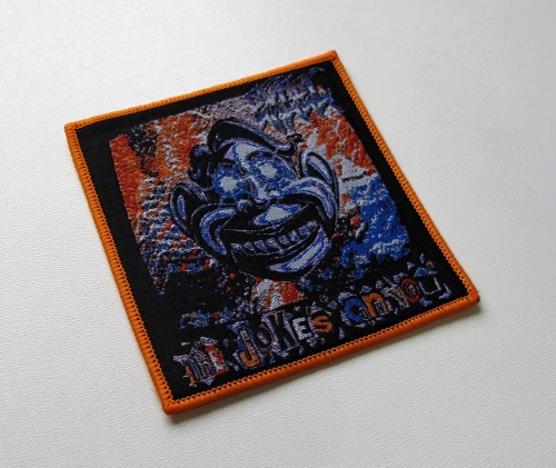 EXCEL - The Jokes's On You [orange outline] -- Woven Patch.JPG