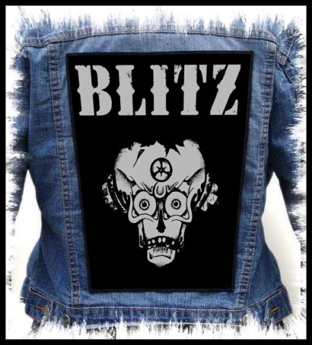 BLITZ - Skull -- Backpatch Back Patch.jpg