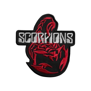 Naszywka termiczna SCORPIONS - LOGO [BLACK/RED] 