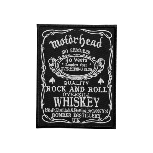 MOTORHEAD - BLACK LABEL [ iron on] -- Embroidered  Patch