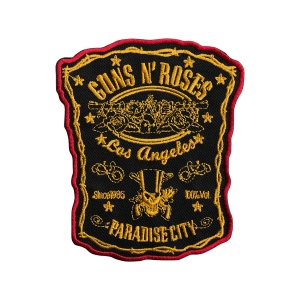 Naszywka GUNS N' ROSES - PARADISE CITY YELLOW LABEL [termiczna]