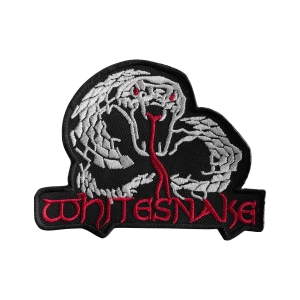 Naszywka WHITESNAKE - LOGO RED [termiczna]