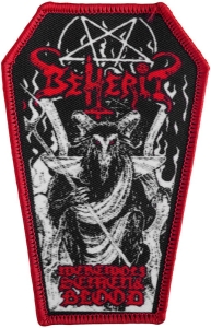 BEHERIT -  Werewolf, Semen and Blood [iron on] -- Embroidered Patch