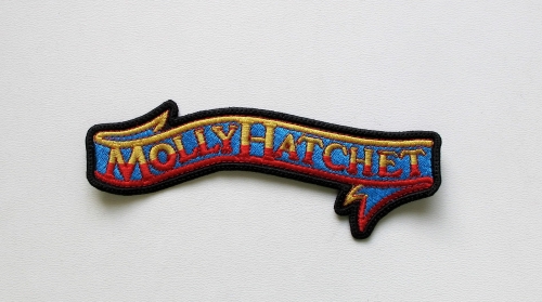 MOLLY HATCHET - Logo -- Embroidered Patch.JPG