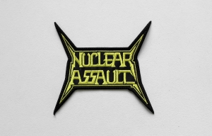 NUCLEAR ASSAULT - Logo [yellow] -- Embroidered Patch